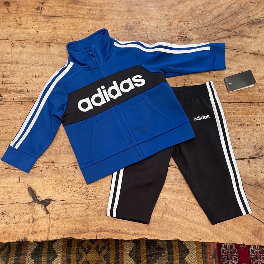NWT Adidas Tracksuit Infant Baby 2 pc set